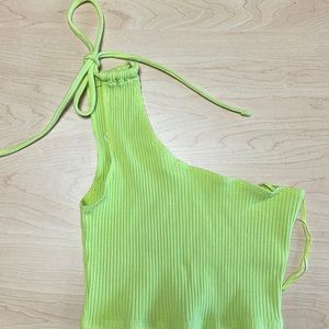 Never worn. Aerie one shoulder top- Medium
